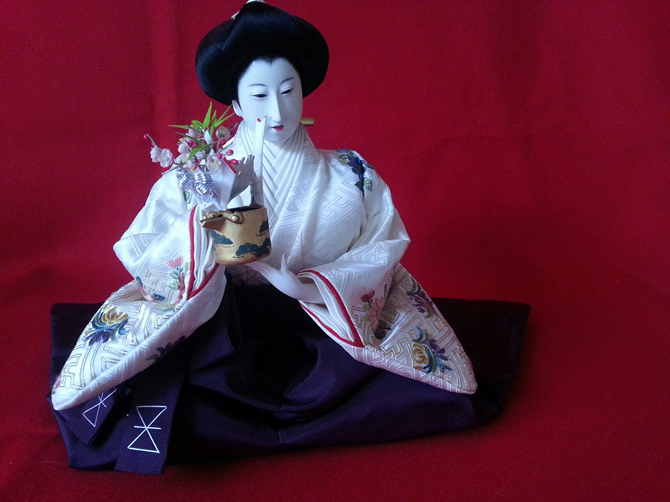 尺三寸刺繍官女