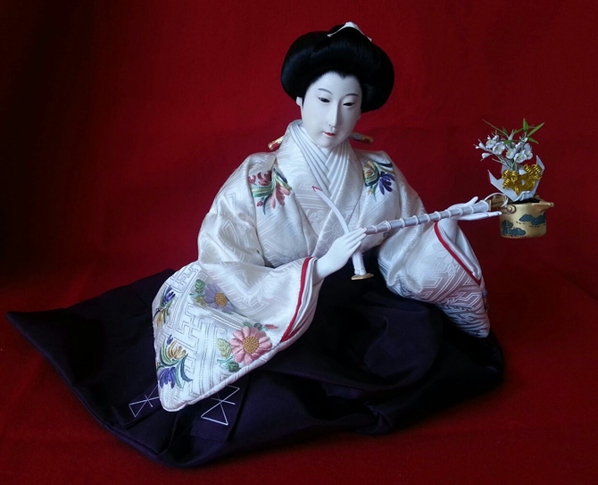 尺三寸刺繍官女