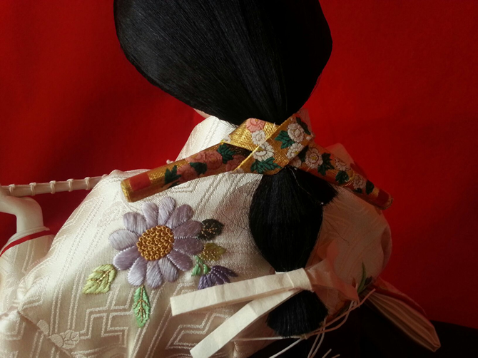 尺三寸刺繍官女